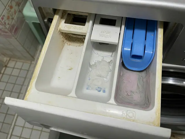 滾筒式洗衣機梘粉盒殘留